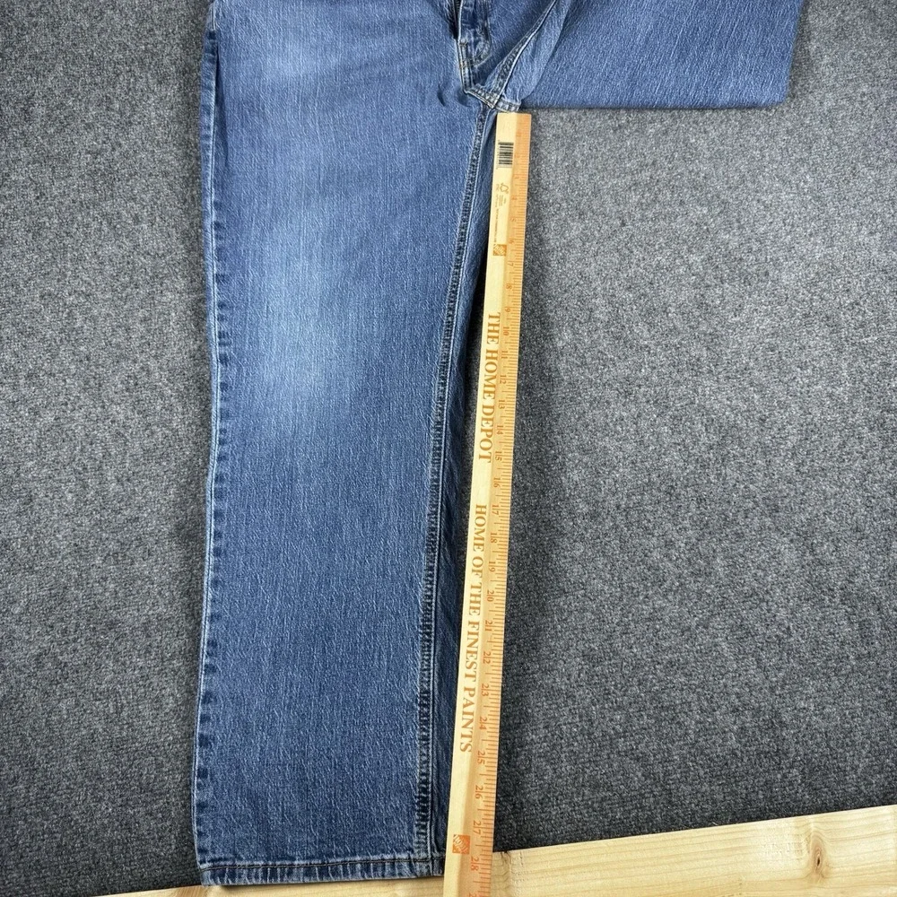 Levis 541 Denim Blue Jeans Mens 40x30 Light Wash Athletic Taper Stretch‎ Pants